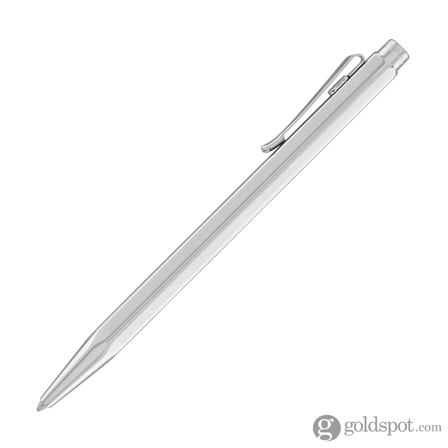 Caran d'Ache Ecridor Chevron Ballpoint Pen in Rhodium - Image 3