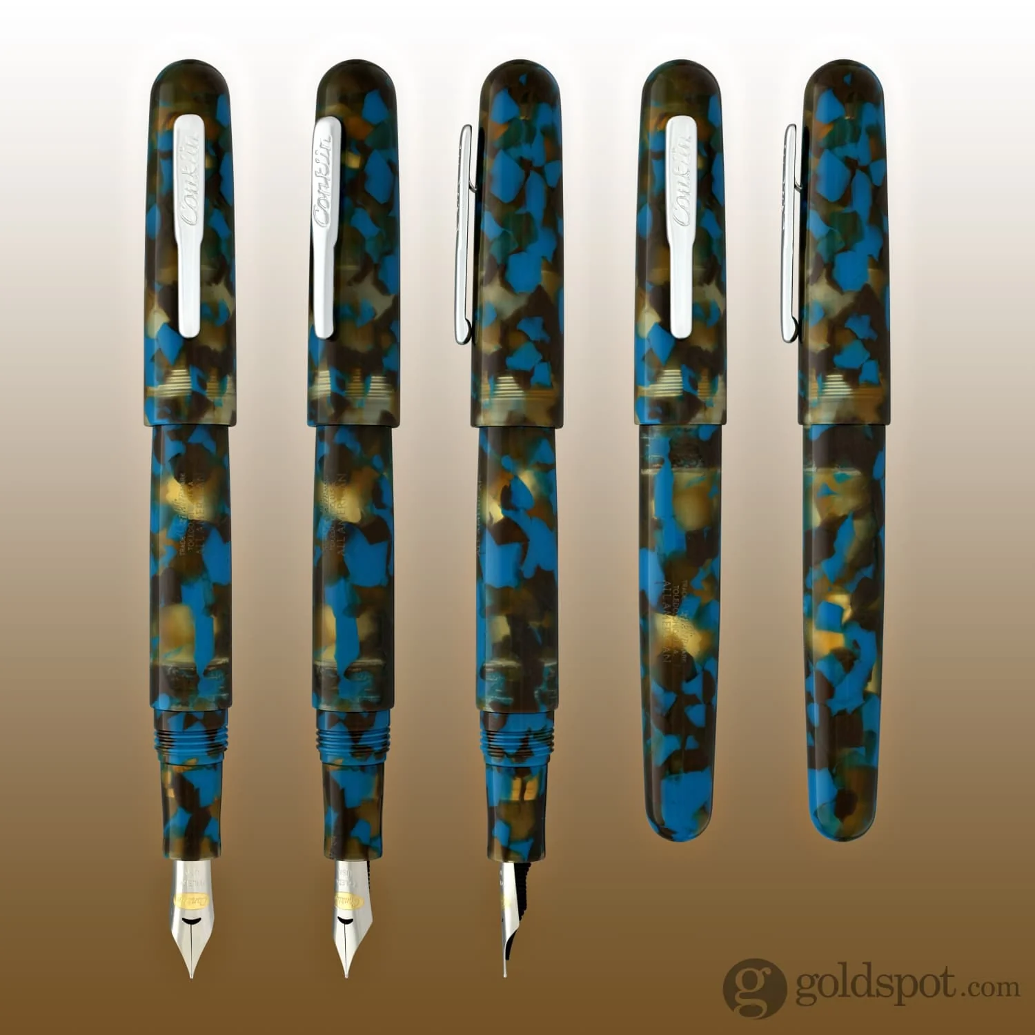 Conklin All American Fountain Pen in Southwest Turquoise - Image 6
