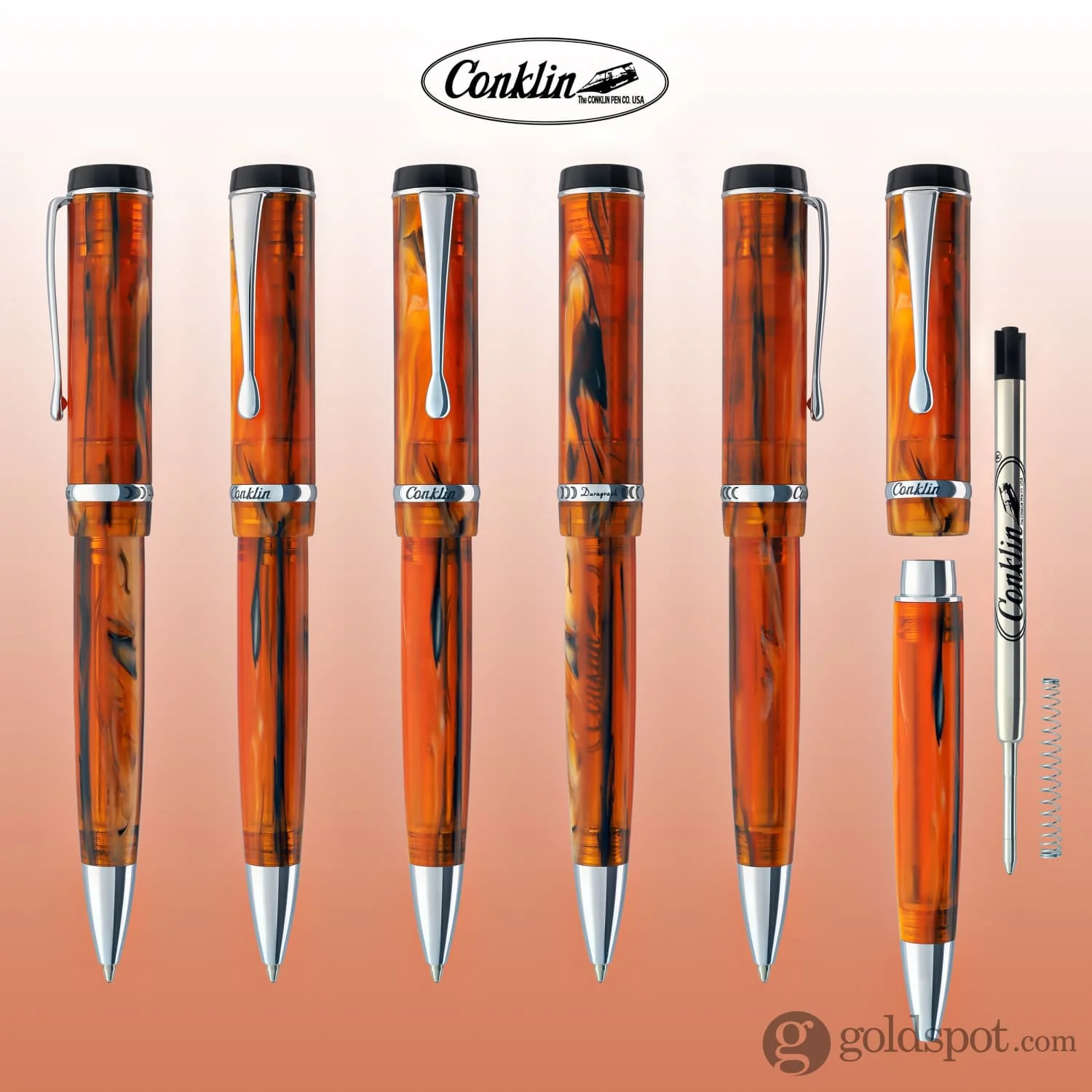 Conklin Duragraph Ballpoint Pen in Amber - Image 7