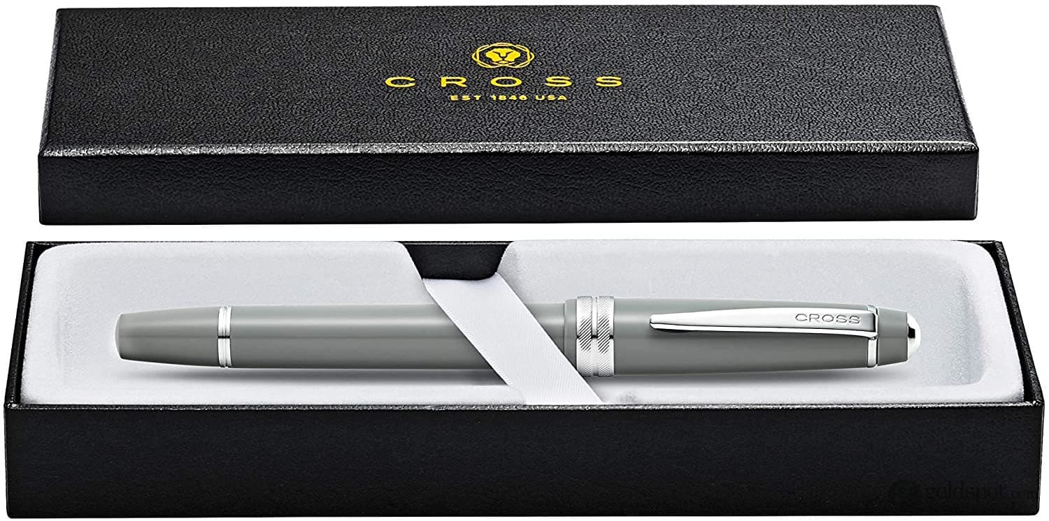 Cross Bailey Light Fountain Pen in Polished Gray Resin - Image 3