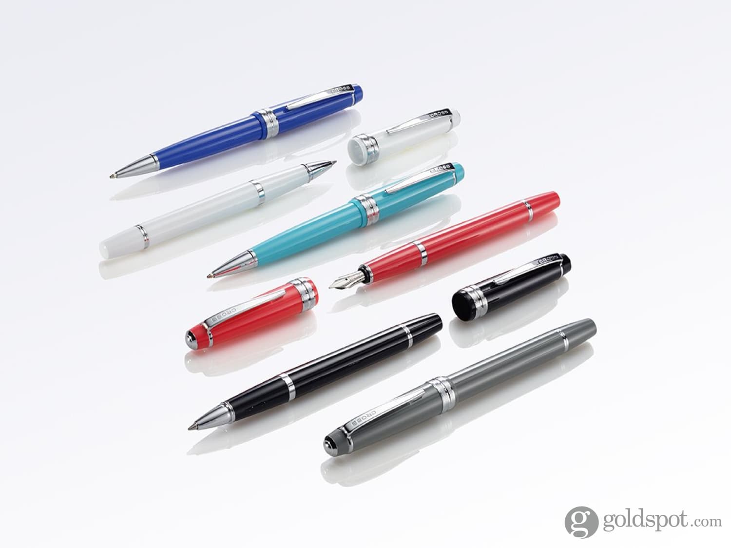 Cross Bailey Light Fountain Pen in Polished Gray Resin - Image 5