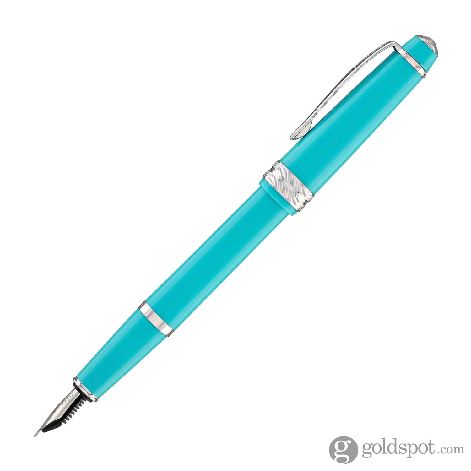 Cross Bailey Light Fountain Pen in Polished Teal Resin - Image 4