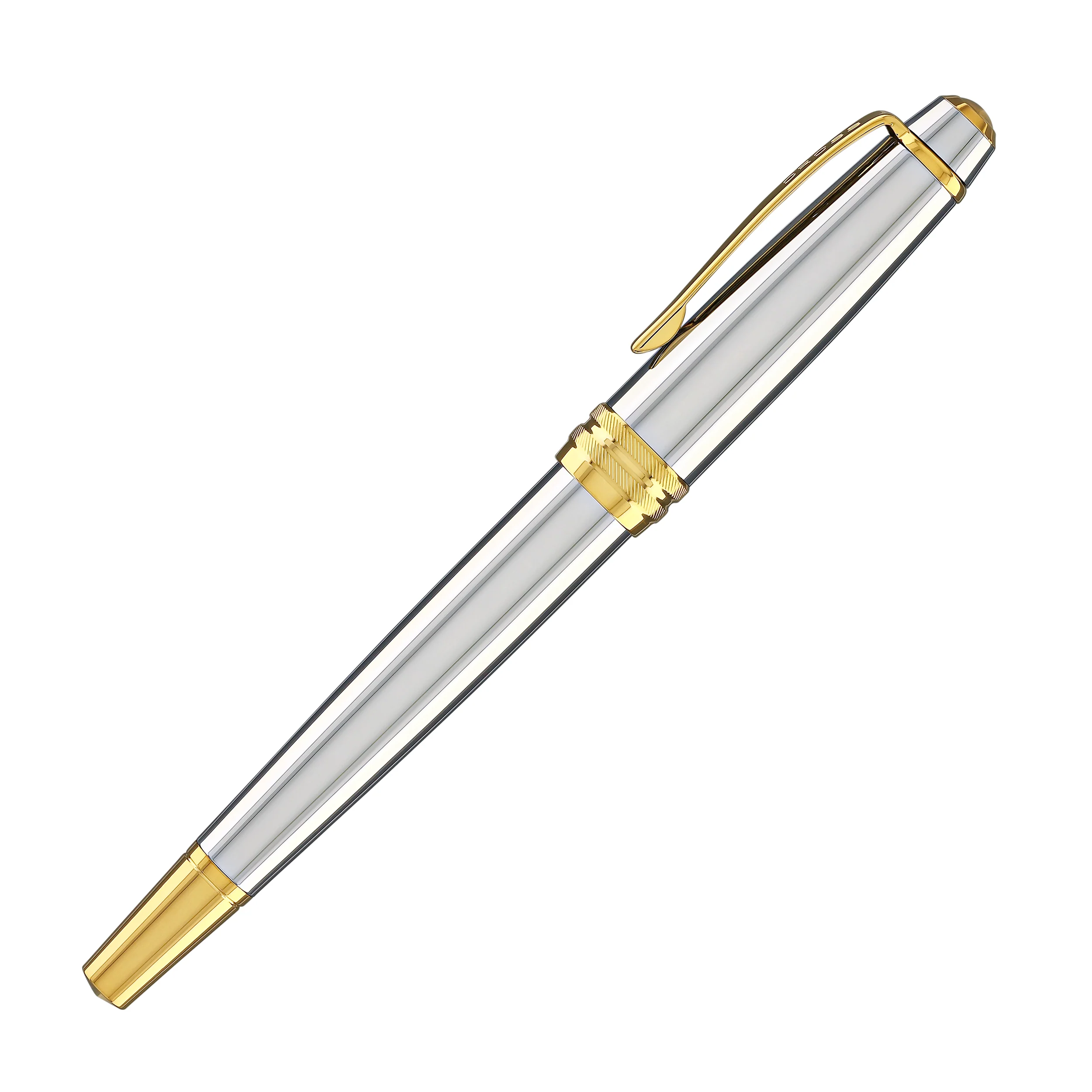Cross Bailey Fountain Pen in Medalist Chrome with Gold Trim - Medium Point - Image 5