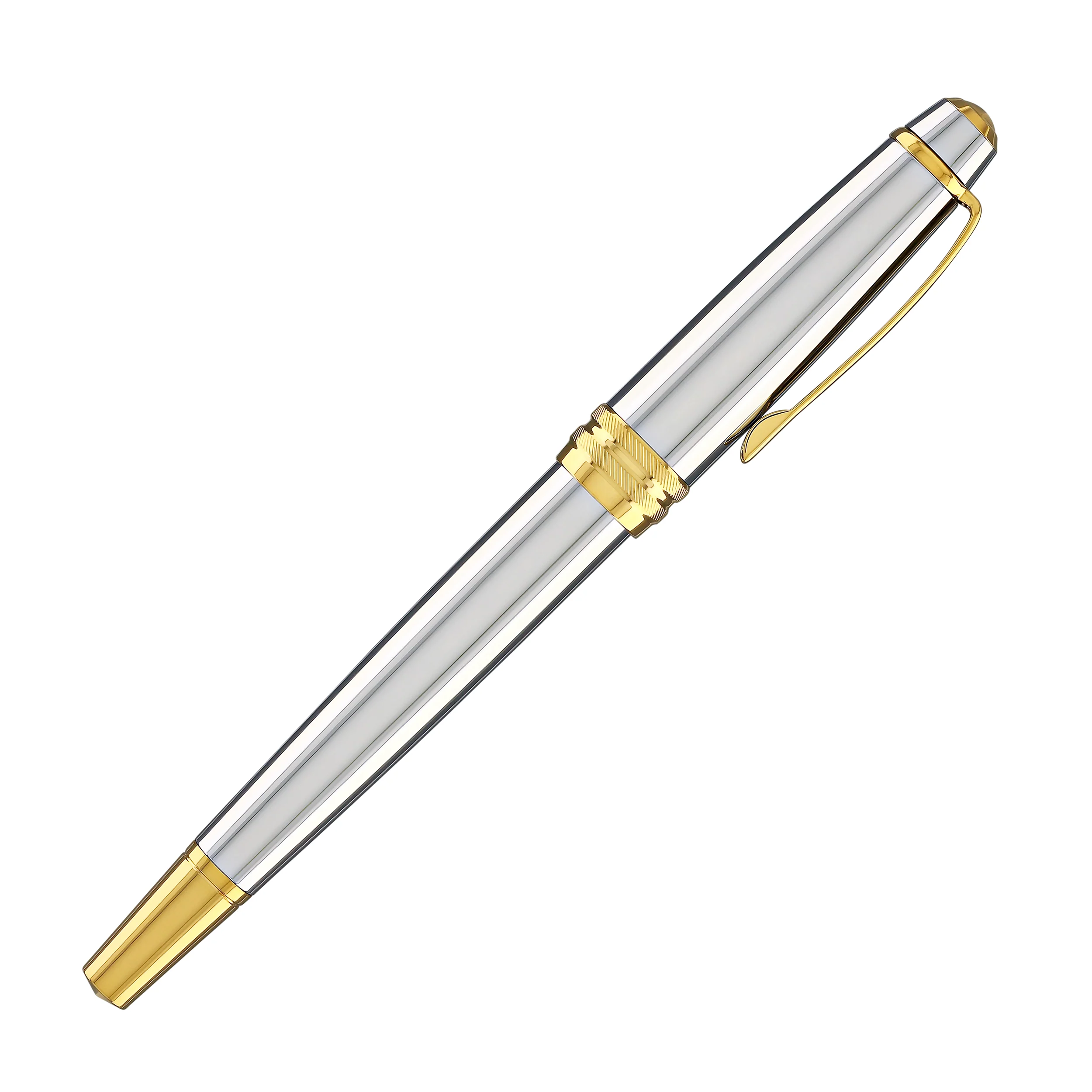 Cross Bailey Fountain Pen in Medalist Chrome with Gold Trim - Medium Point - Image 6