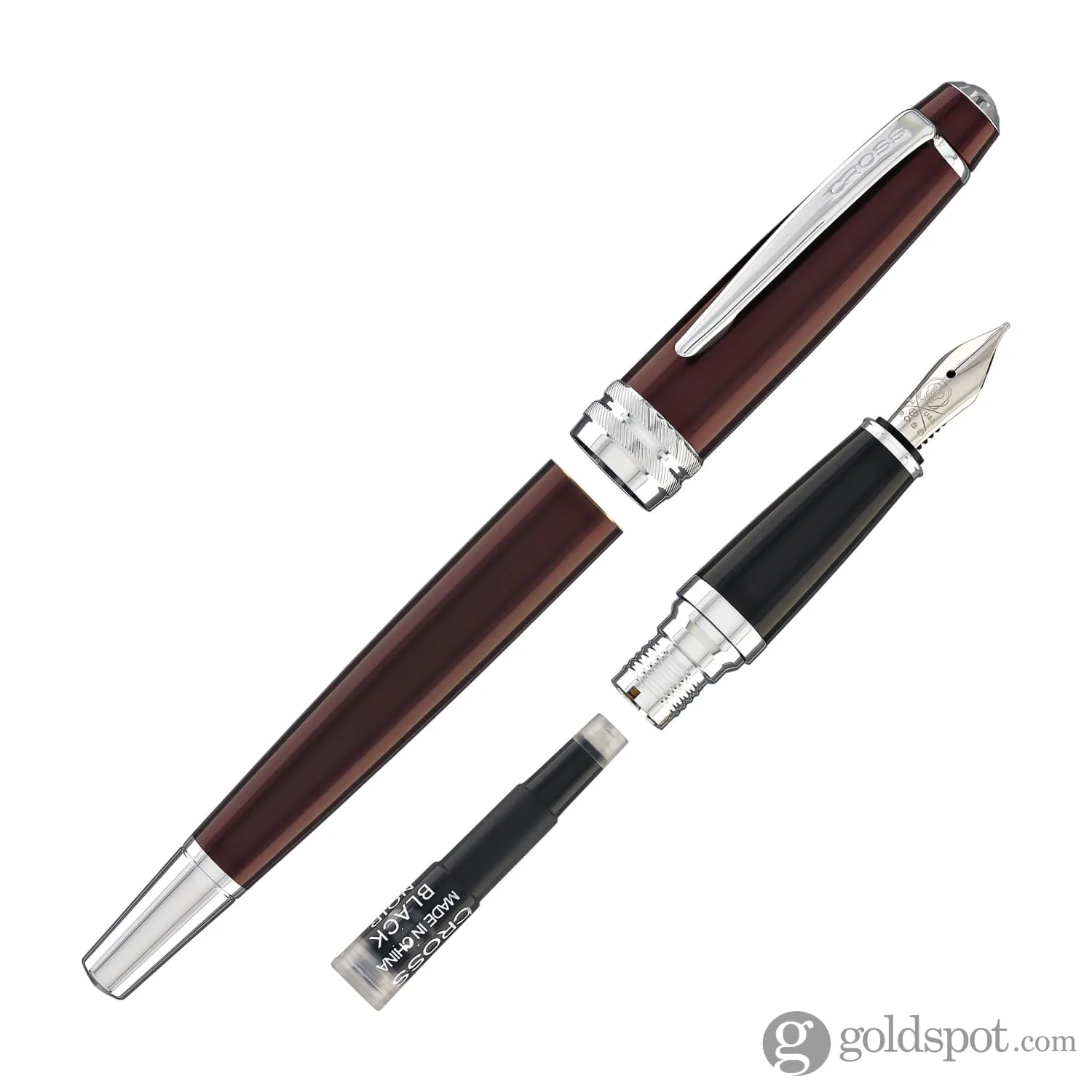 Cross Bailey Fountain Pen in Red Lacquer - Medium Point - Image 7