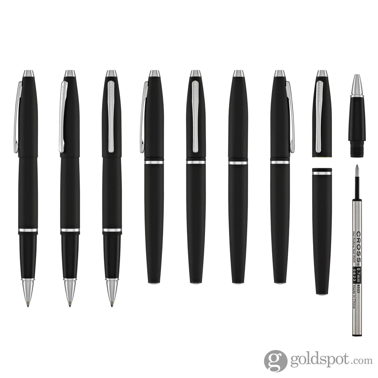 Cross Calais Rollerball Pen in Matte Black - Image 8