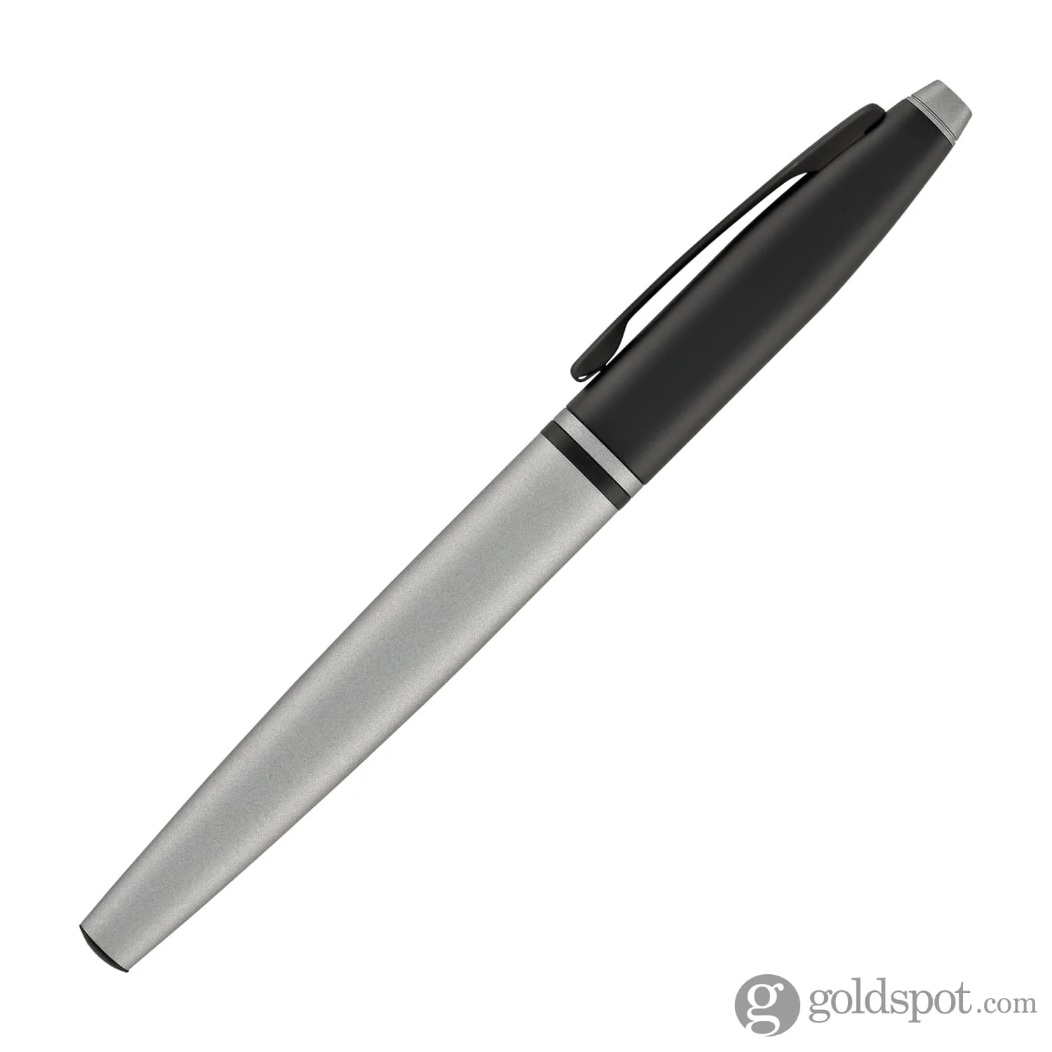 Cross Calais Fountain Pen in Matte Gray Lacquer with Black Trim - Image 5
