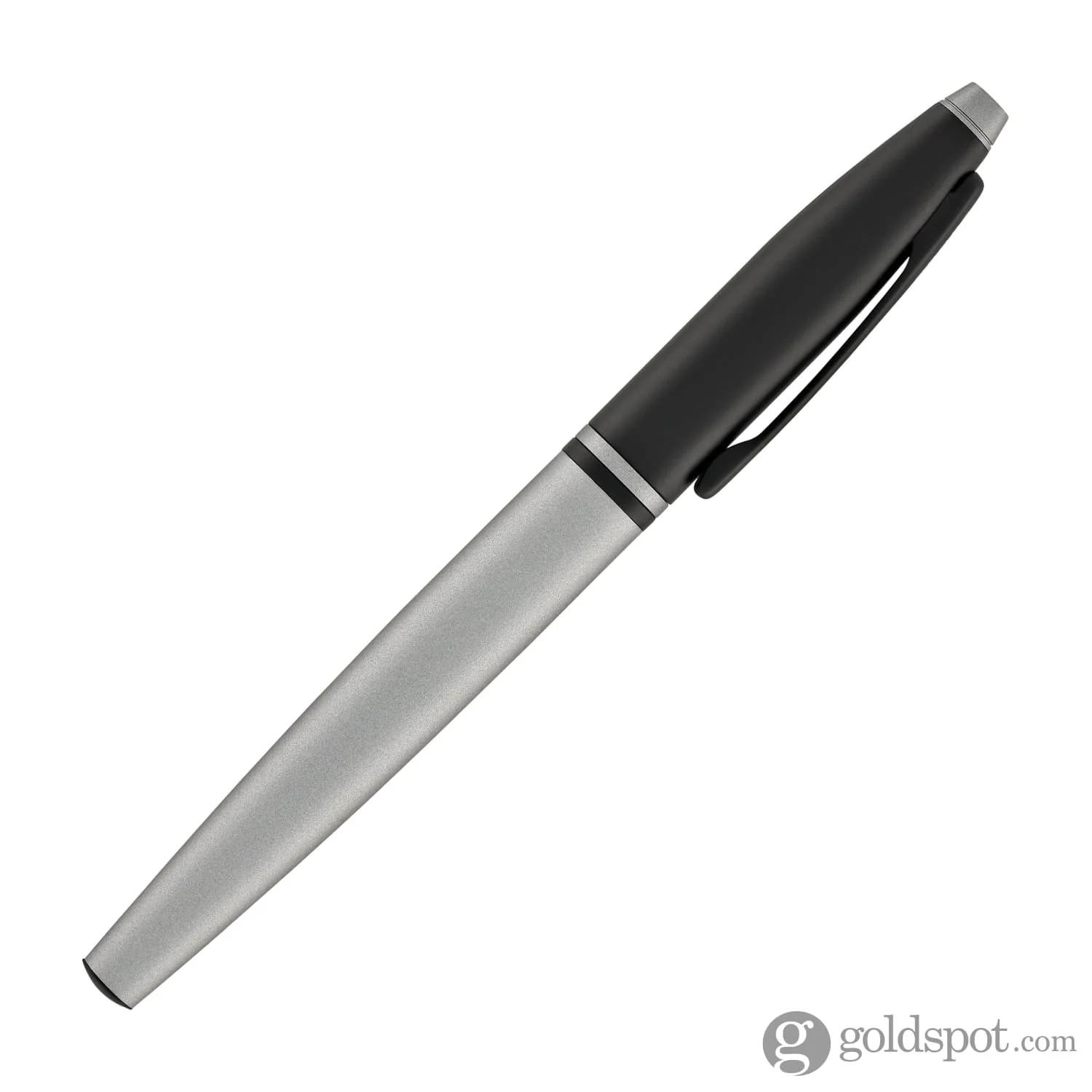 Cross Calais Fountain Pen in Matte Gray Lacquer with Black Trim - Image 6
