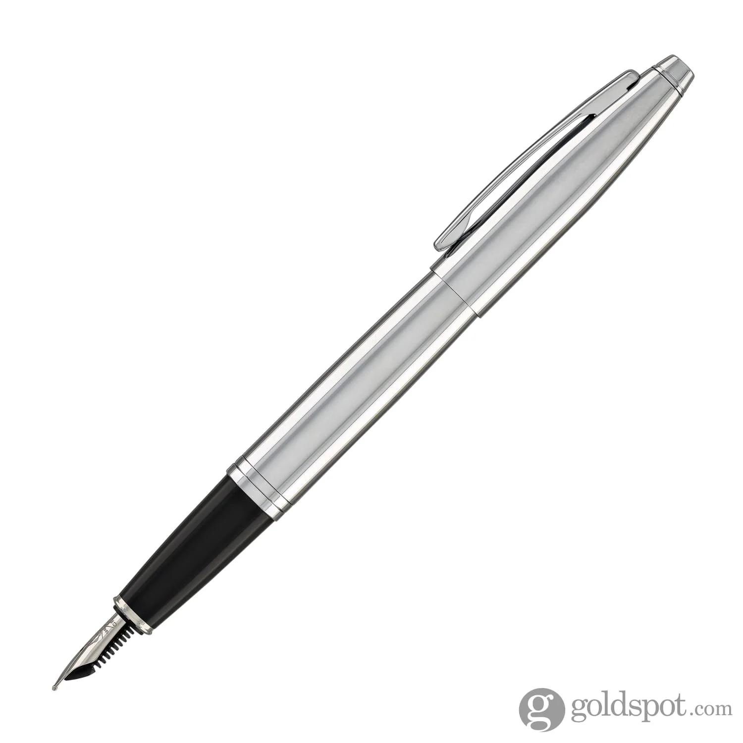 Cross Calais Fountain Pen in Polished Chrome - Medium Point - Image 3