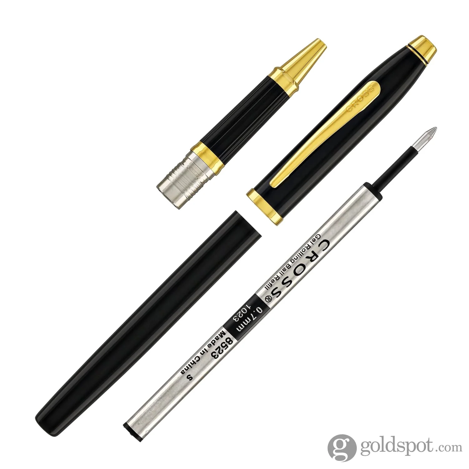 Cross Century II Selectip Rollerball Pen in Presidential Black Lacquer - Image 7