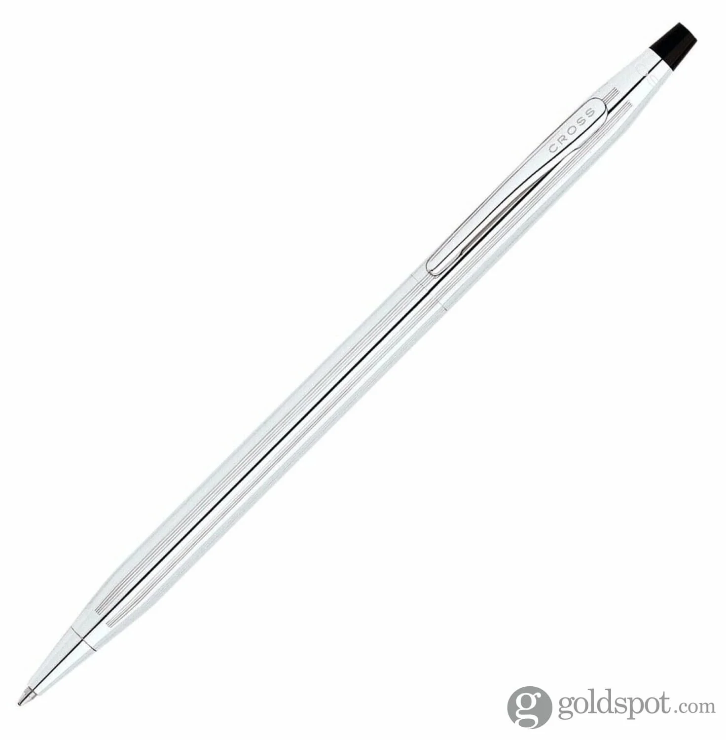 Cross Classic Century Ballpoint Pen in Lustrous Chrome with Black Journal - Image 3