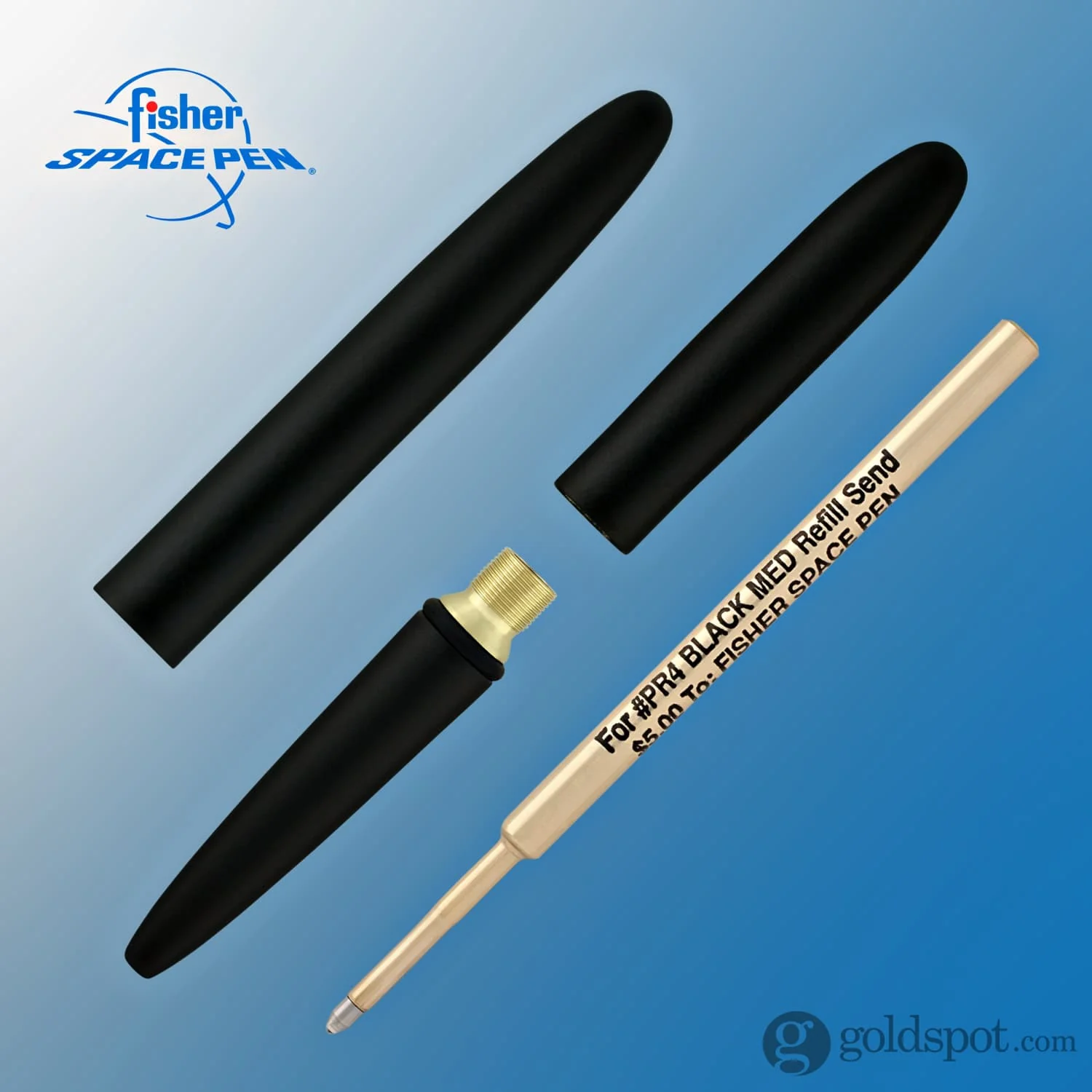 Fisher Space Pen Bullet Ballpoint Pen in Matte Black - Image 3