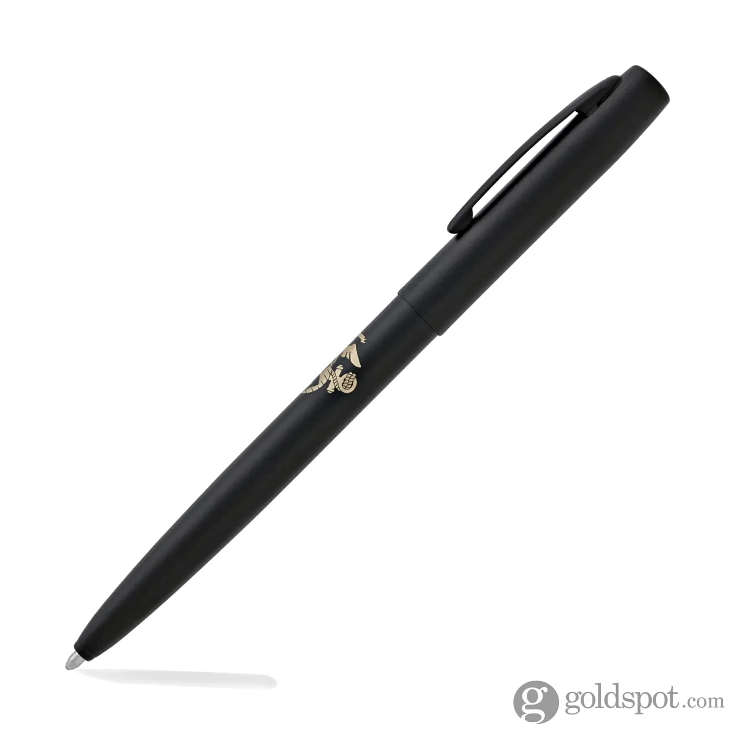 Fisher Space Pen Military Cap-O-Matic Ballpoint Pen with Marines Insignia in Non-Reflective Matte Black - Image 3