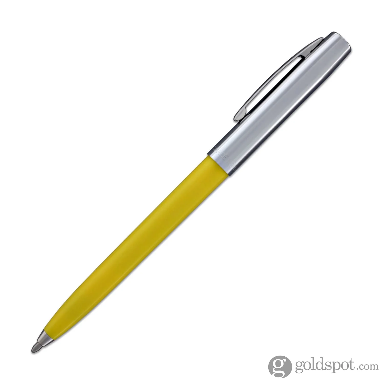 Fisher Space Pen Cap-O-Matic Ballpoint Pen in Yellow & Chrome - Image 3