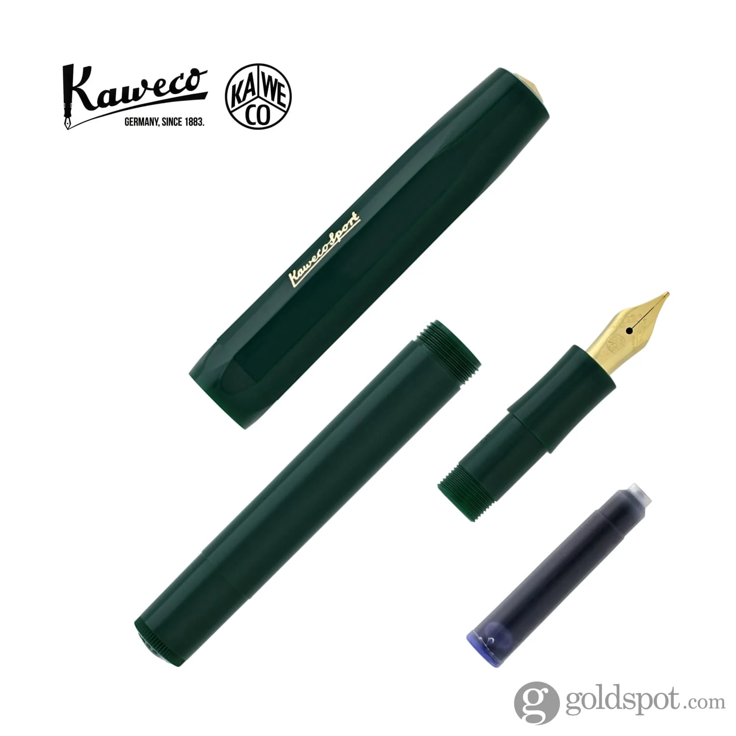 Kaweco Classic Sport Fountain Pen in Green - Image 7