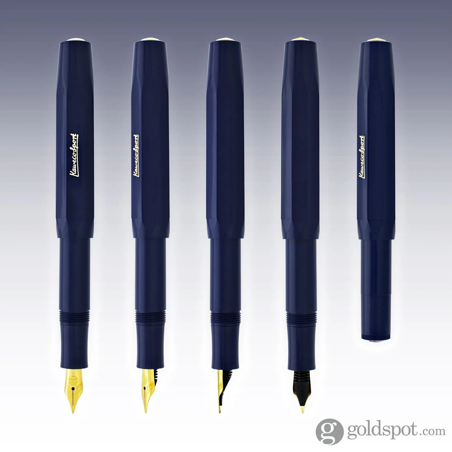 Kaweco Classic Sport Fountain Pen in Navy - Image 6
