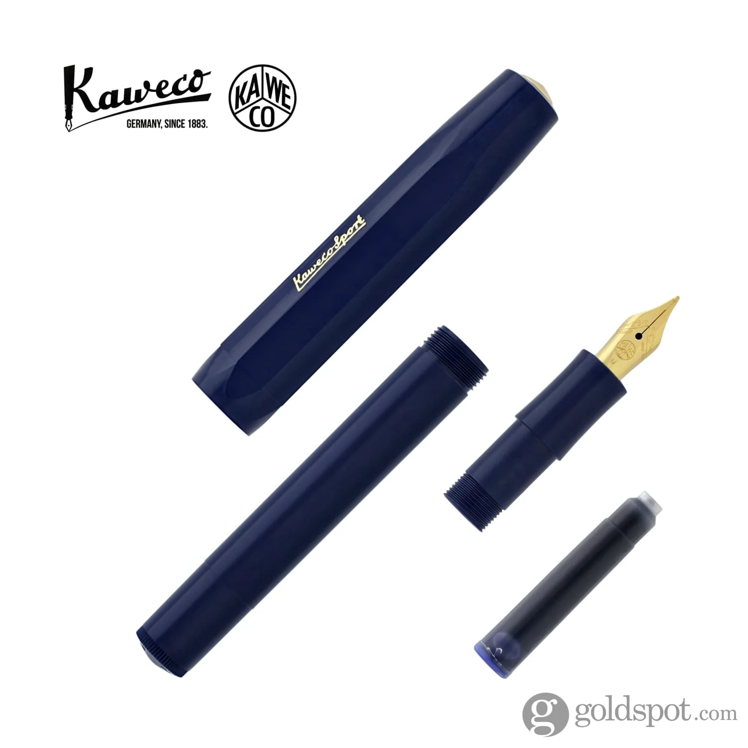 Kaweco Classic Sport Fountain Pen in Navy - Image 7
