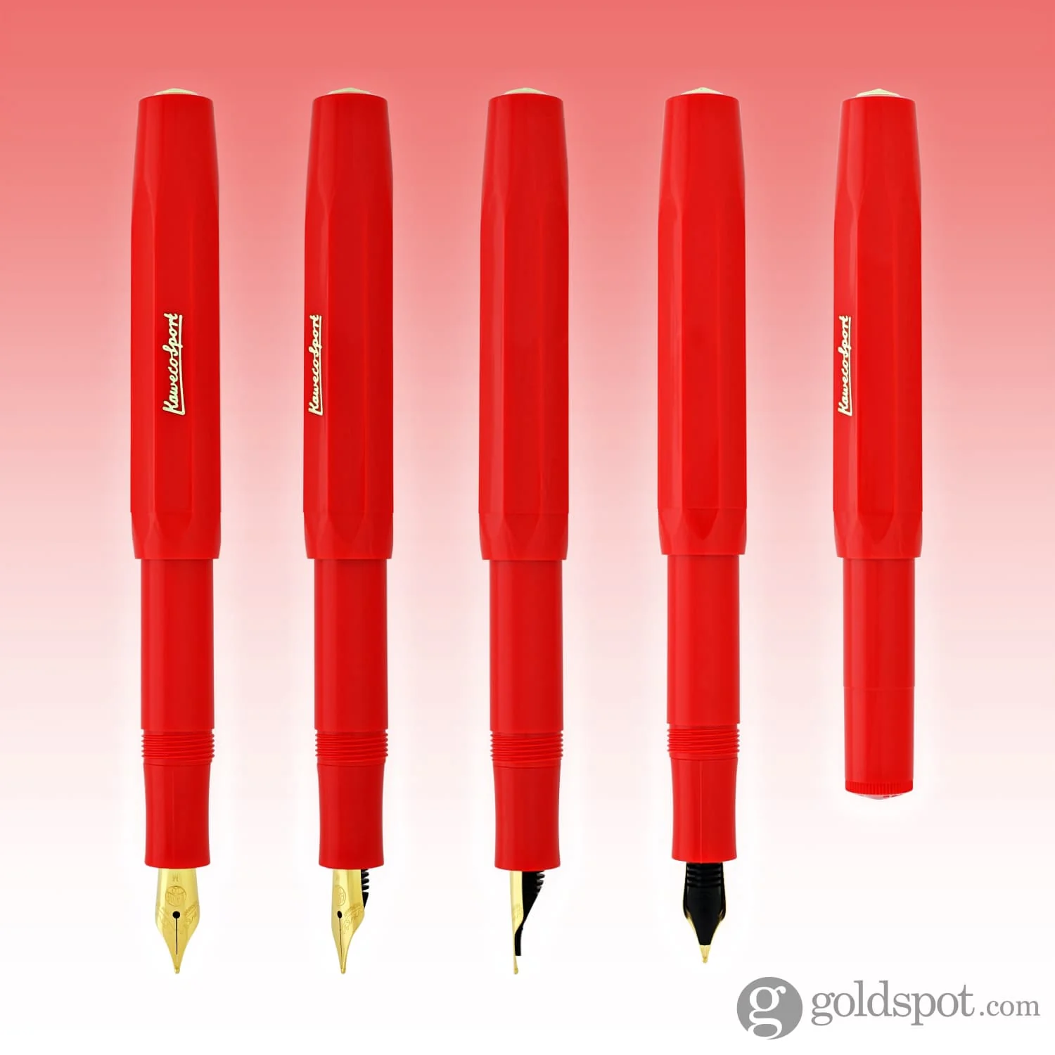 Kaweco Classic Sport Fountain Pen in Red - Image 6