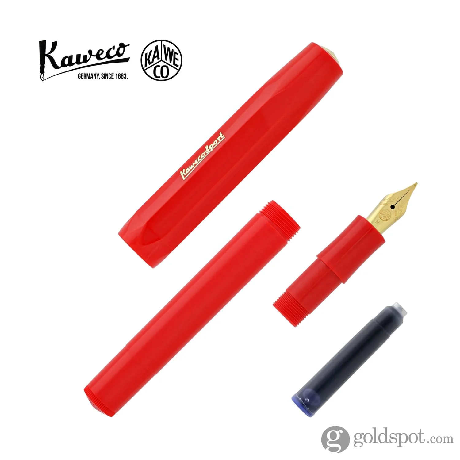Kaweco Classic Sport Fountain Pen in Red - Image 7