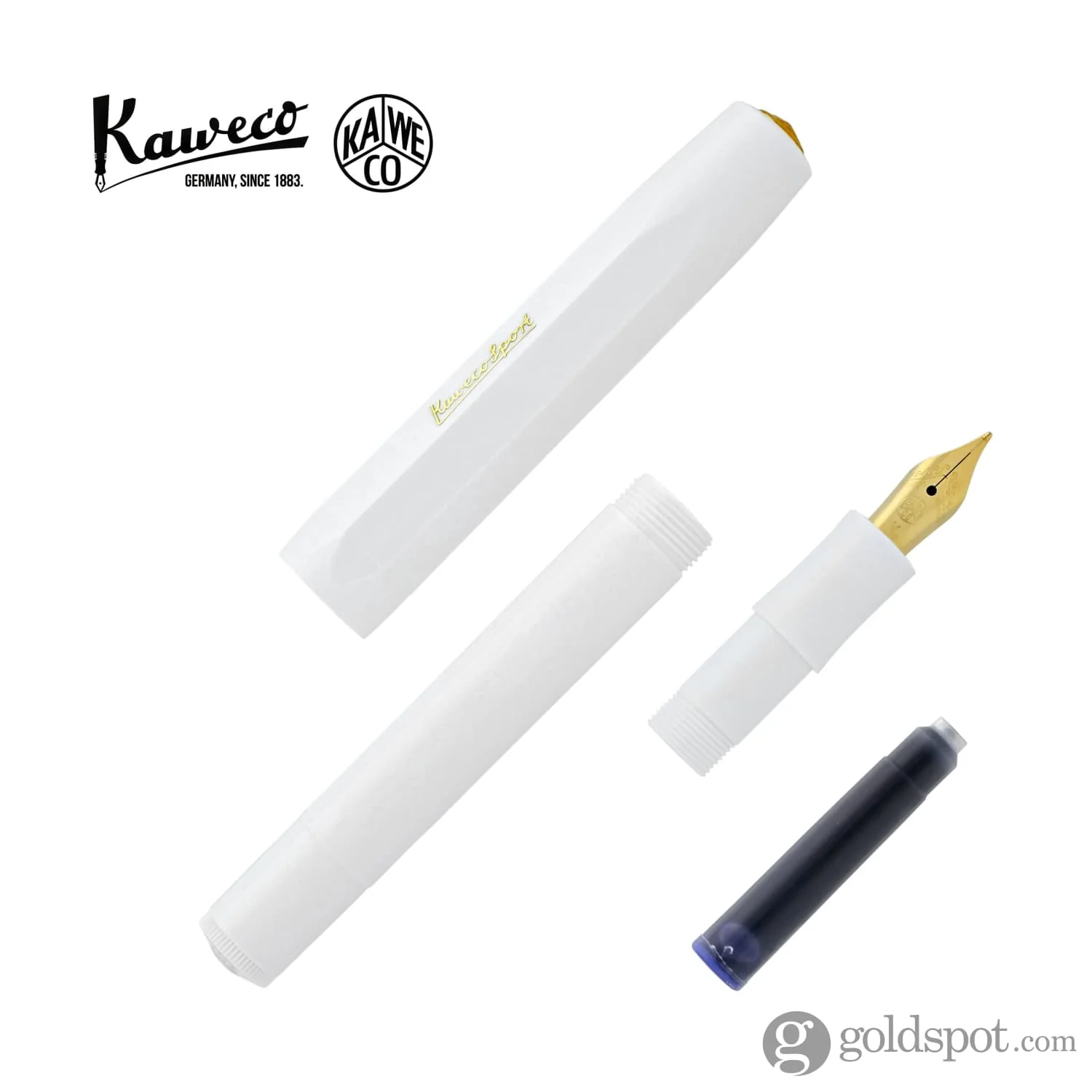 Kaweco Classic Sport Fountain Pen in White - Image 7