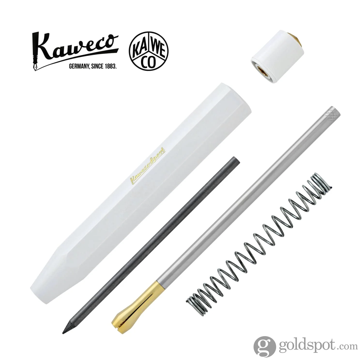 Kaweco Classic Sport Clutch Mechanical Pencil in White - 3.2mm - Image 3
