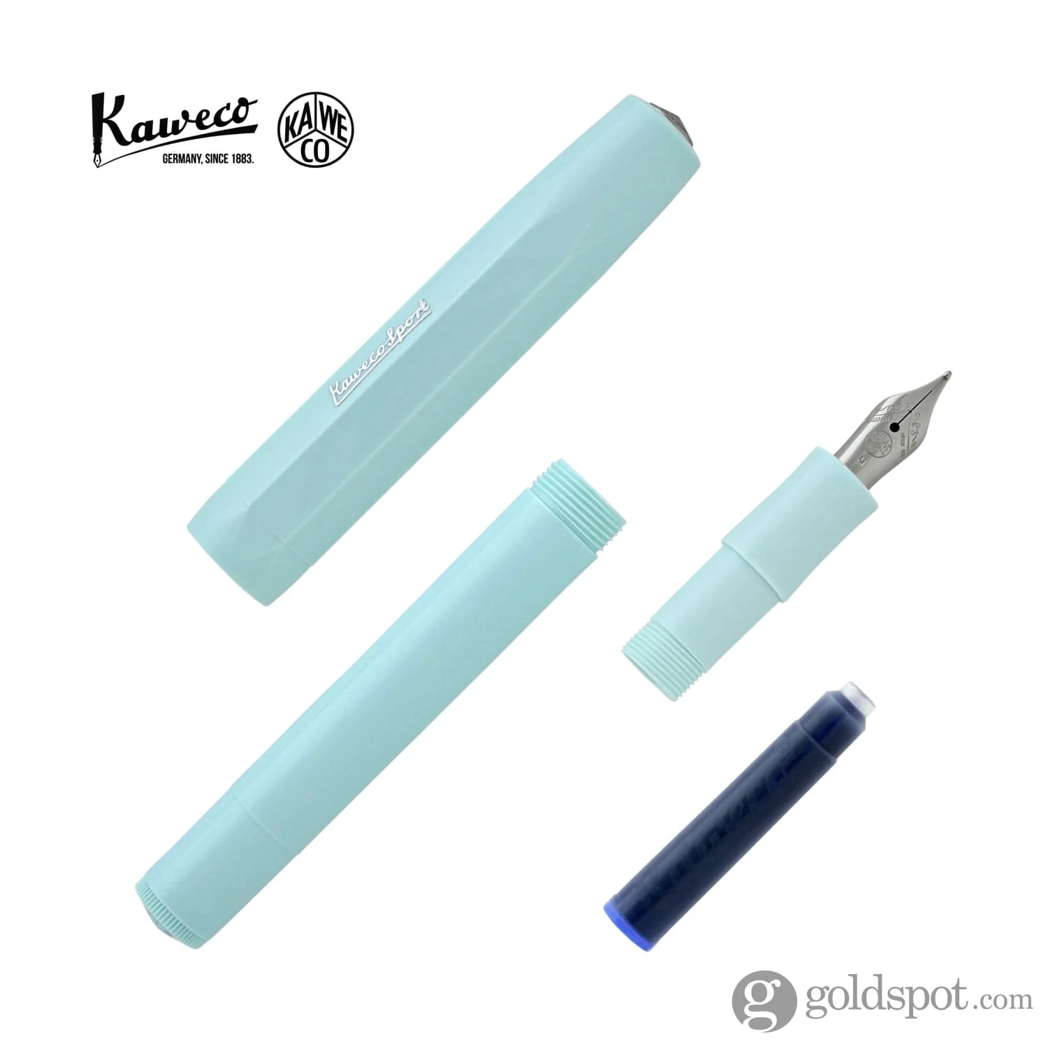 Kaweco Skyline Sport Fountain Pen in Mint - Image 4
