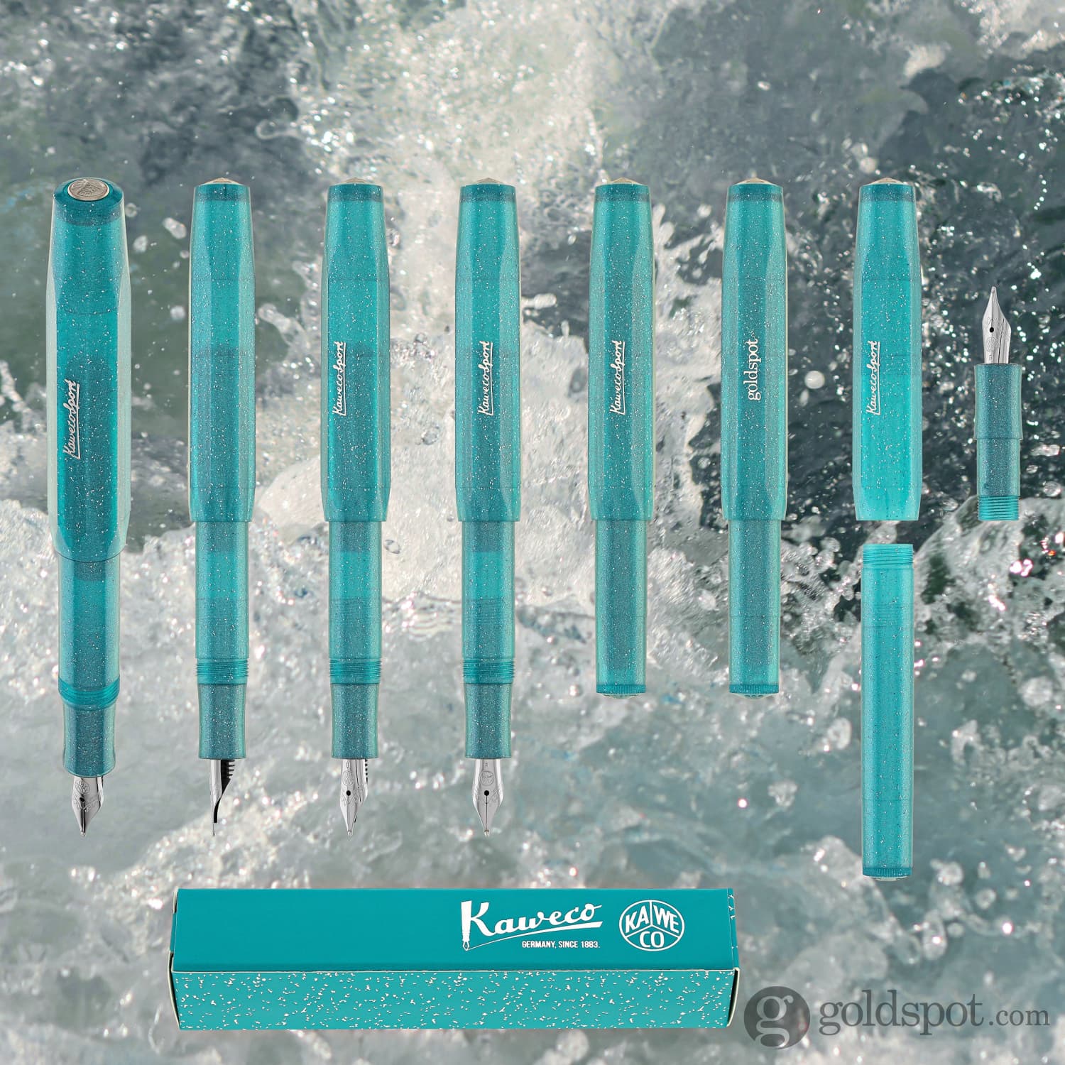 Kaweco Skyline Sport Fountain Pen in Sea Spray 2025 Limited Edition - Image 8