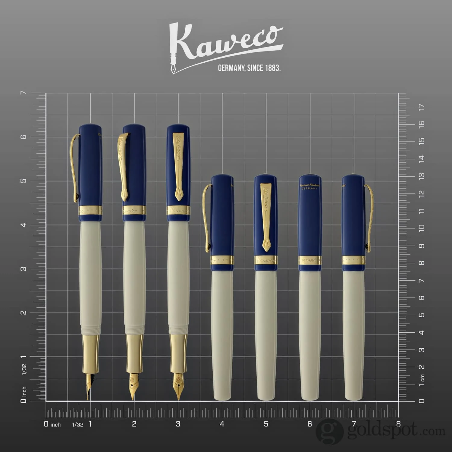 Kaweco Student Fountain Pen in 50’s Rock Blue - Image 8