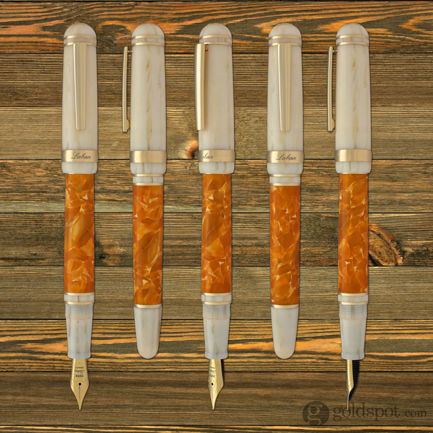 Laban 325 Fountain Pen in Sun Orange - Image 7