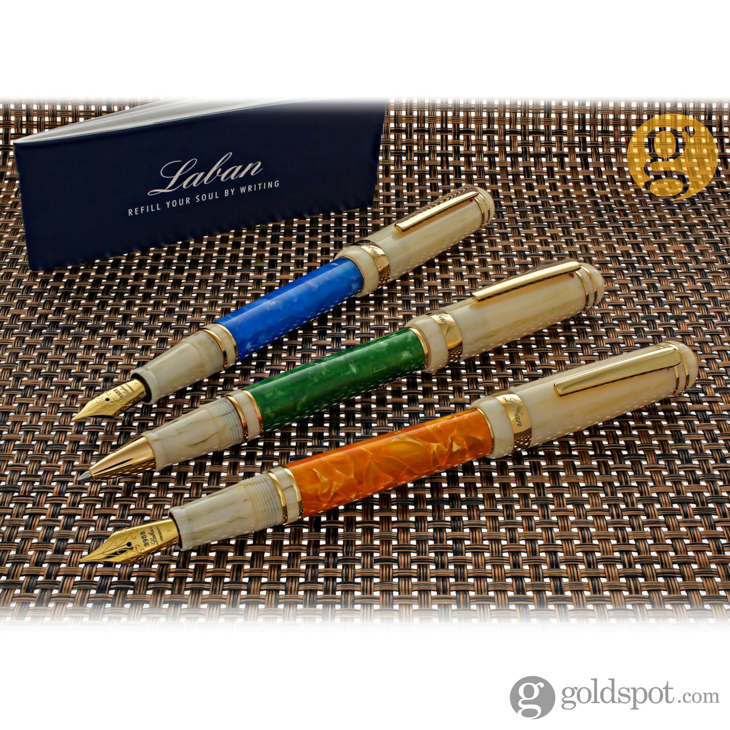 Laban 325 Fountain Pen in Sun Orange - Image 9
