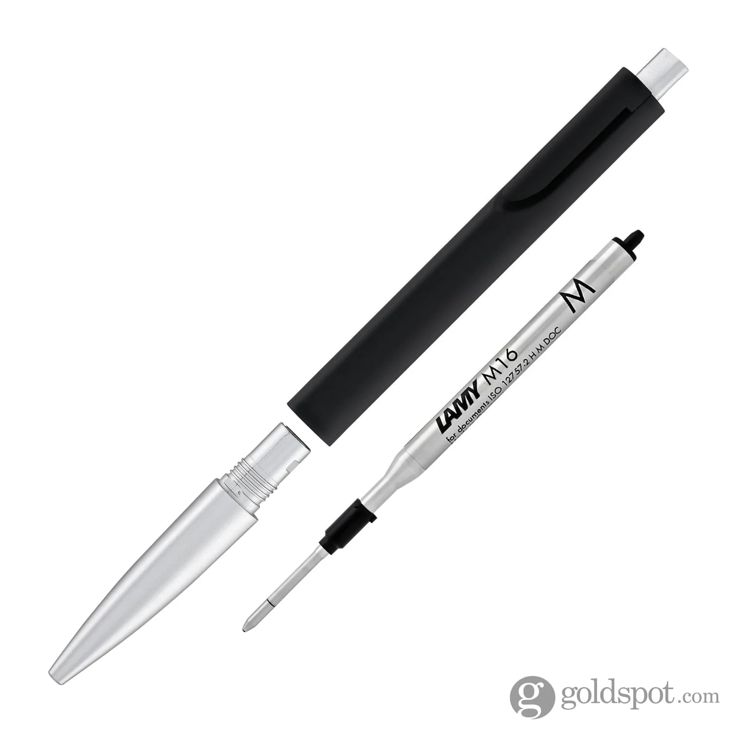 Lamy Noto Ballpoint Pen in Black/Silver - Image 5