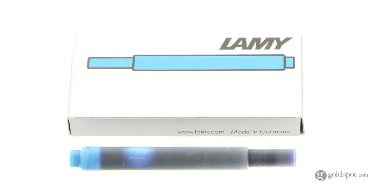 Lamy Fountain Ink Cartridges in Turquoise - Pack of 5 - Image 3