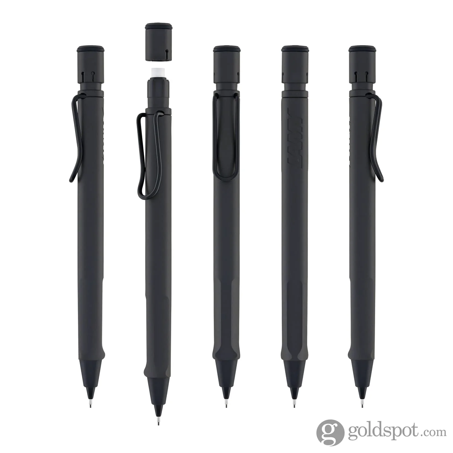 Lamy Safari Mechanical Pencil in Charcoal Black - .5mm - Image 5