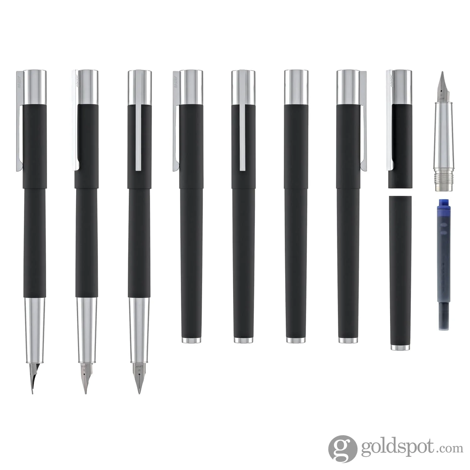 Lamy Scala Fountain Pen in Black - Extra Fine Point - Image 8