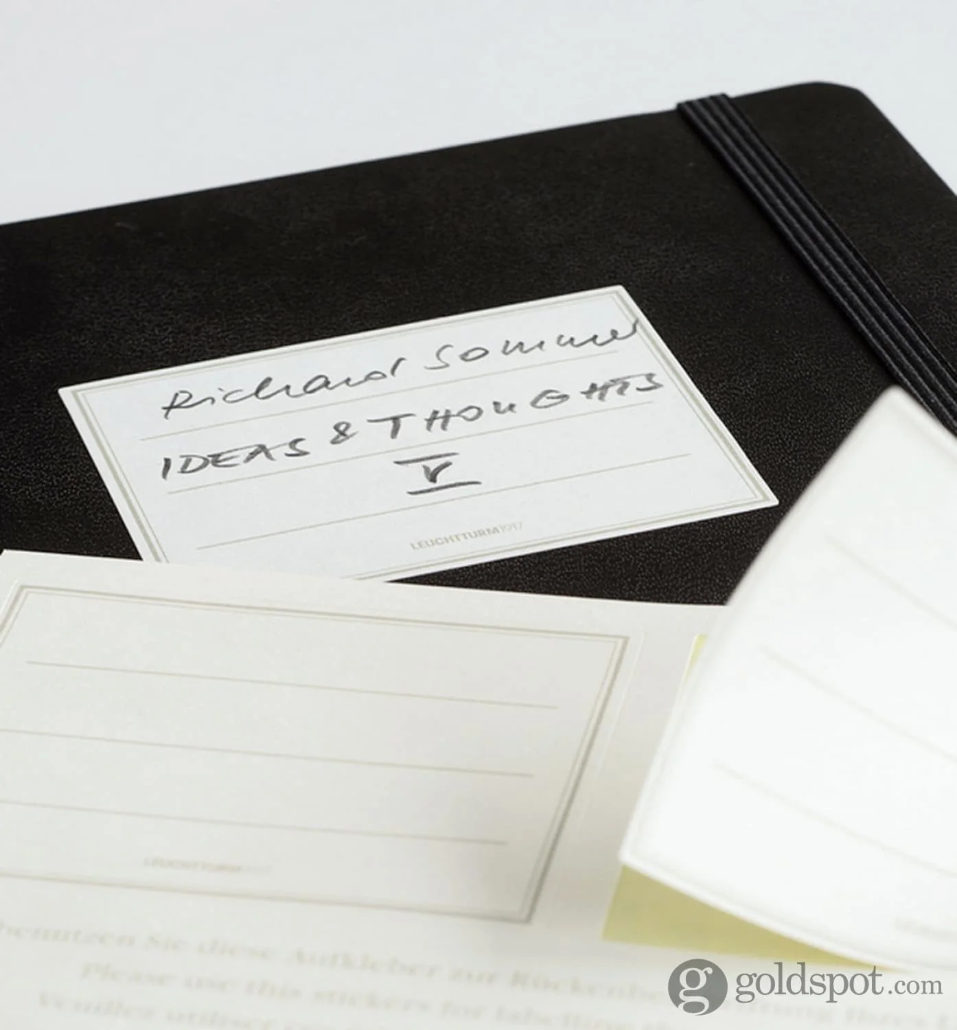 Leuchtturm 1917 Hardcover Dot Grid Notebook in Navy Blue - A5 - Image 6