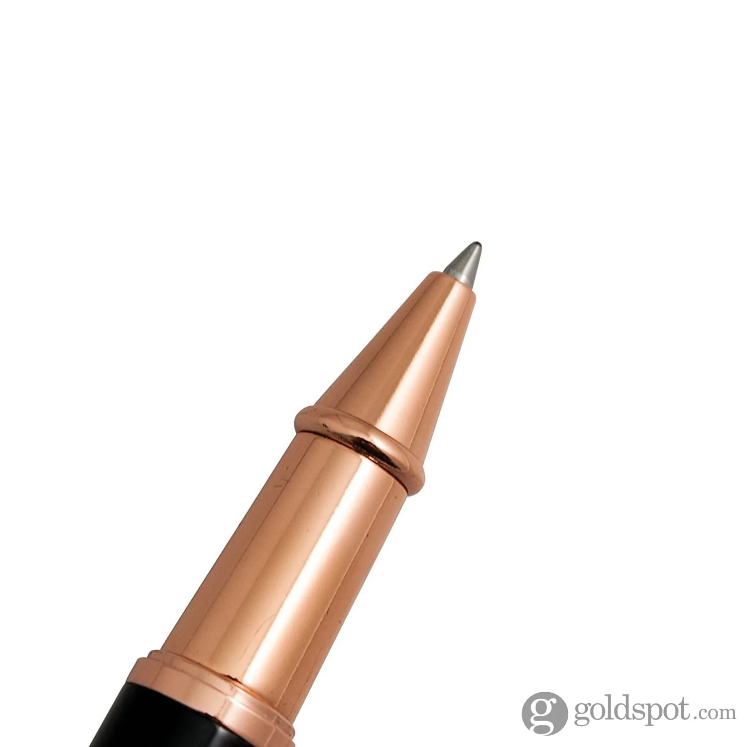 Monteverde Impressa Rollerball Pen in Black with Rose Gold Trim - Image 3