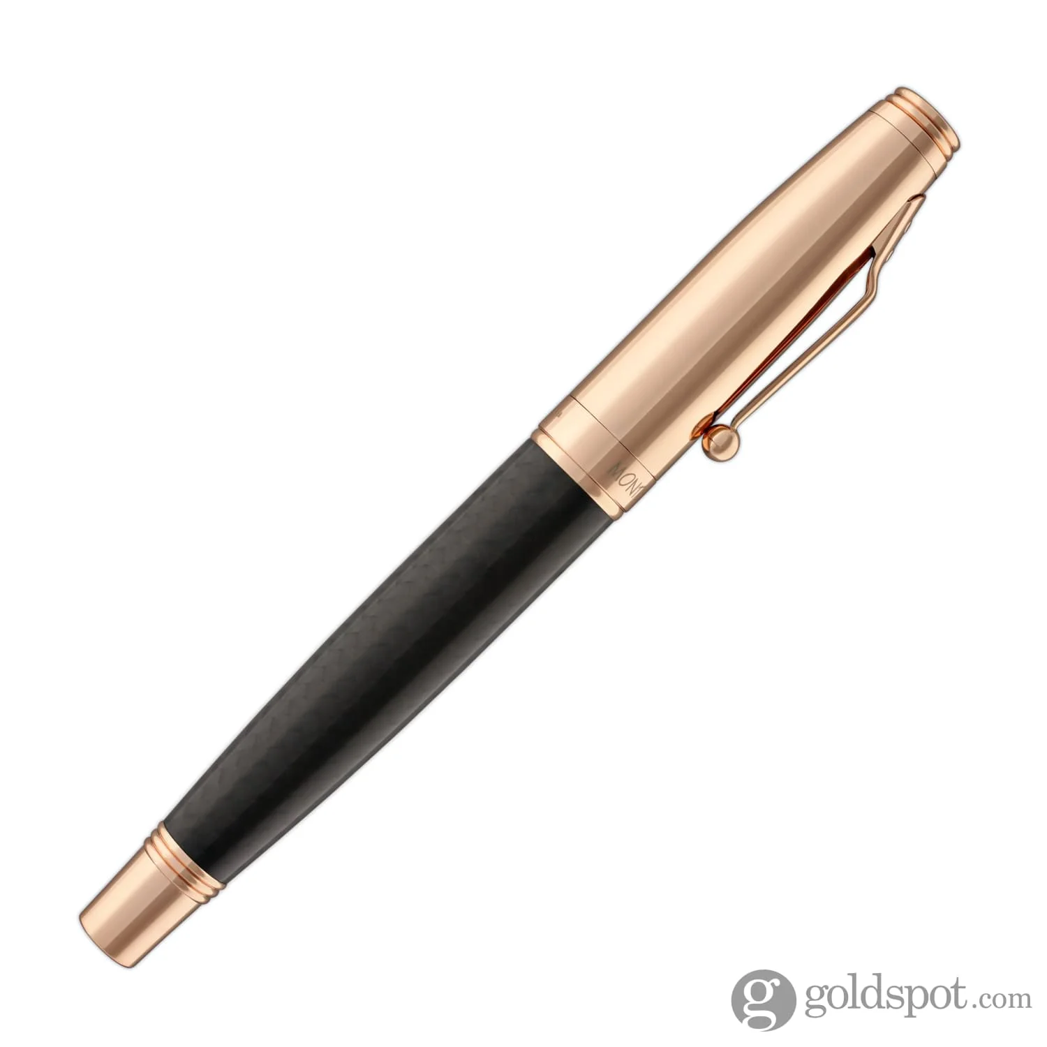 Monteverde Invincia Rollerball Pen in Rose Gold with Carbon Fiber - Image 6