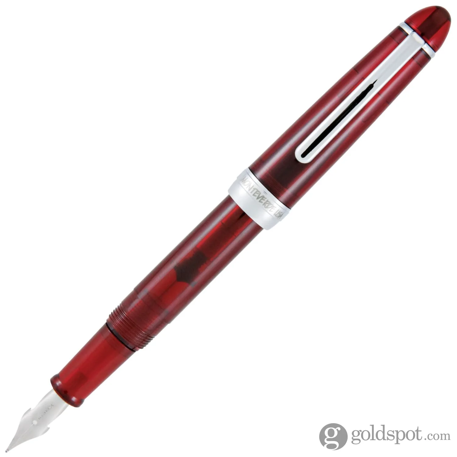 Monteverde Monza Fountain Pen in Red - Fine, Medium and Omniflex Nibs - Pack of 3 - Image 3