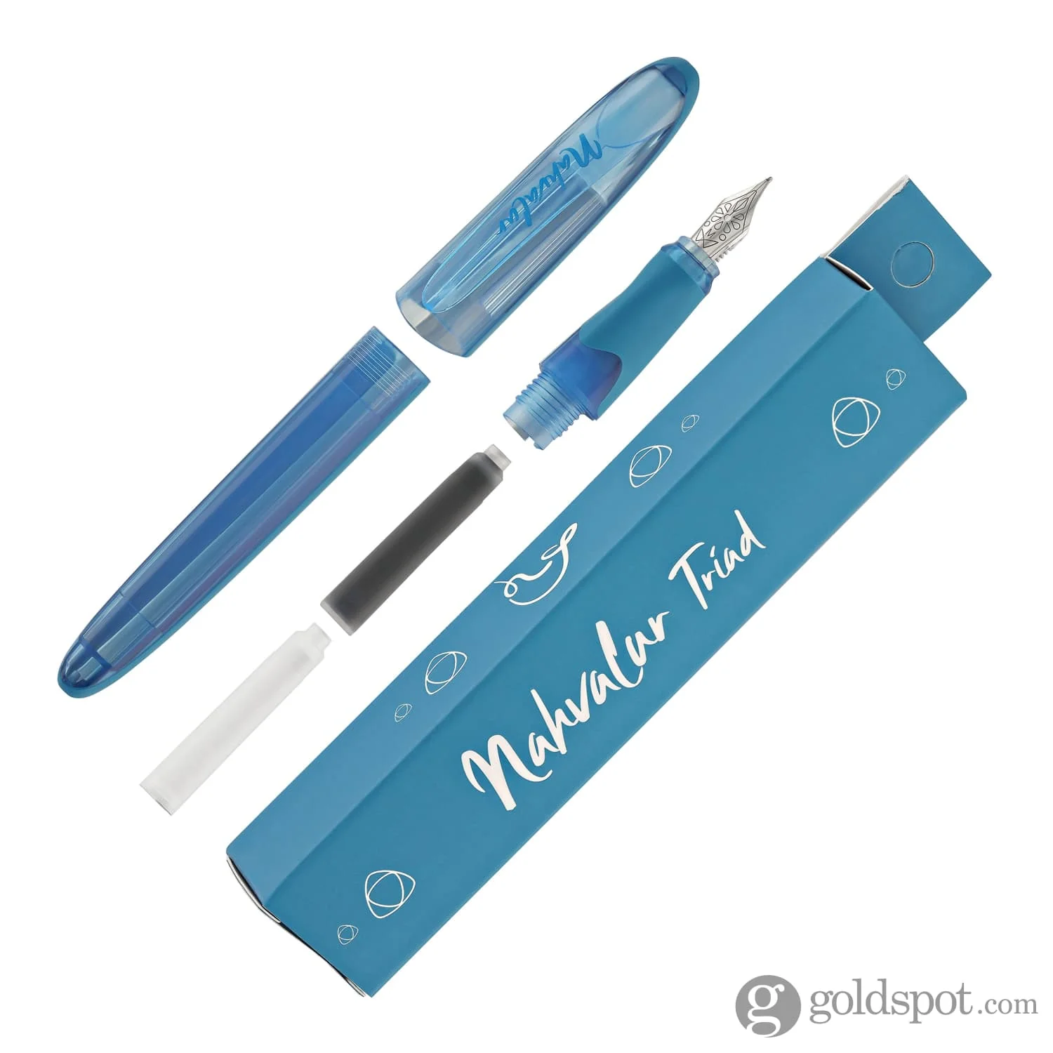 Nahvalur Triad Collection Fountain Pen in Blue - Image 8