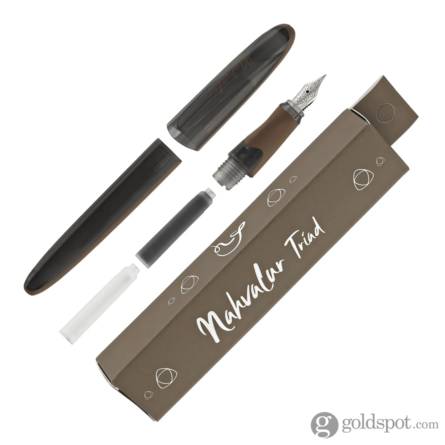 Nahvalur Triad Collection Fountain Pen in Chocolate - Image 8