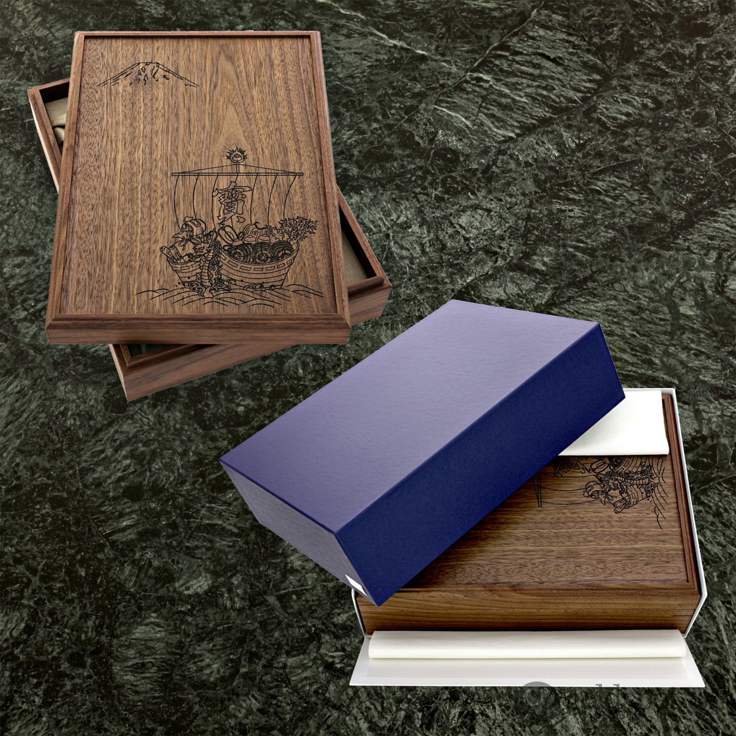 Namiki Yukari 100th Anniversary Fountain Pen in Seven Gods Daikoku-ten - 18K Gold Medium Point - Image 8