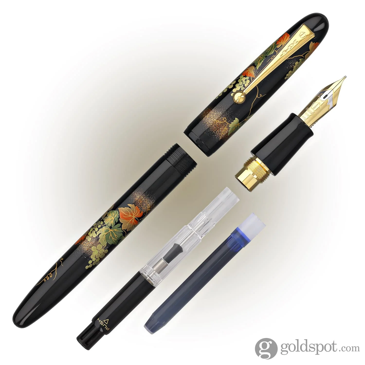 Namiki Yukari Fountain Pen in Grapevine - 18K Gold Medium Point - Image 7