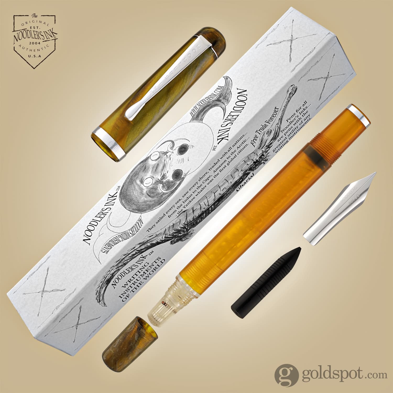 Noodler's Ink Konrad Fountain Pen in Mesa Tortoise - Flex Nib - Image 7