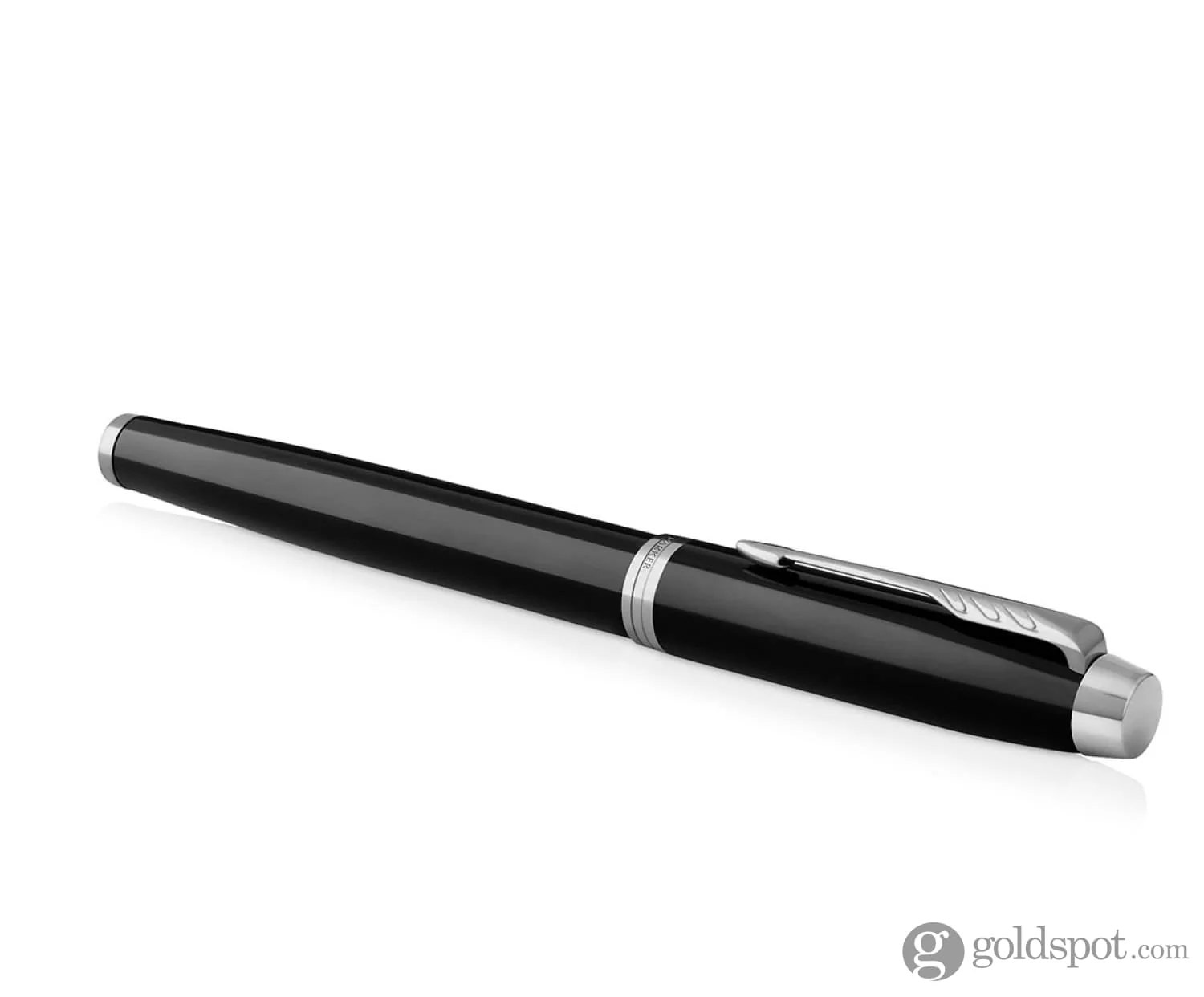 Parker IM Fountain Pen in Black with Chrome Trim - Fine Point - Image 3