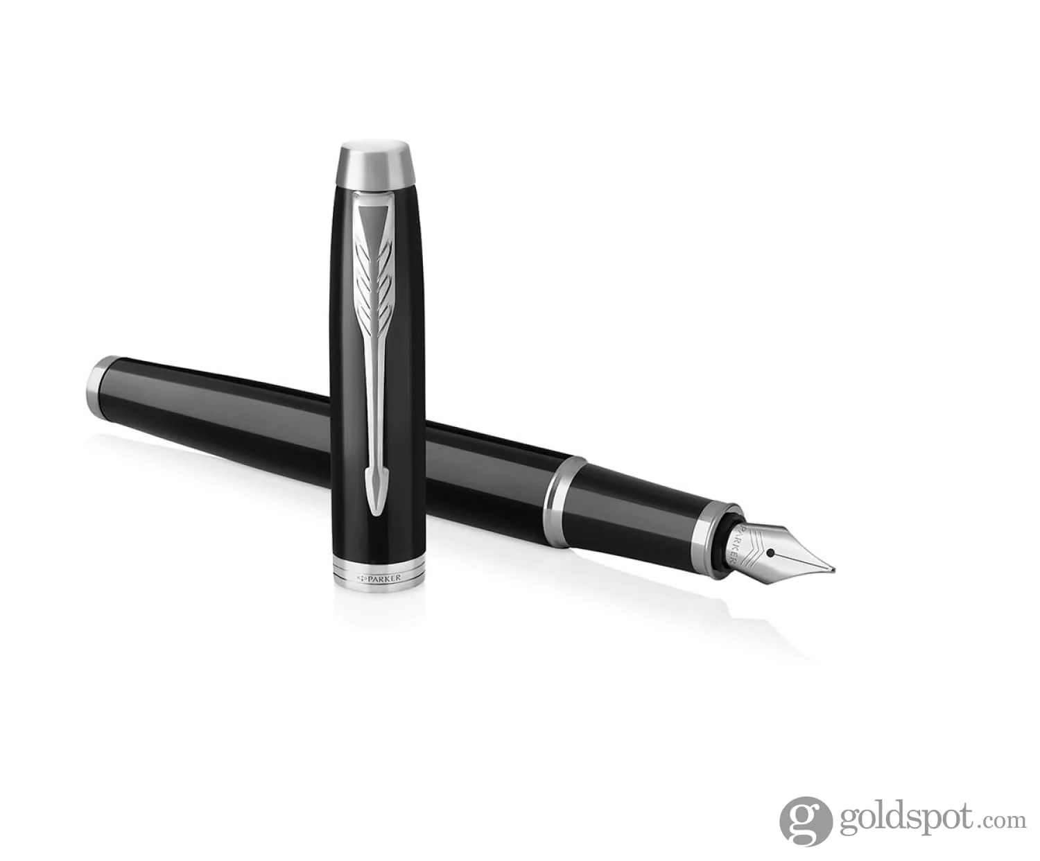Parker IM Fountain Pen in Black with Chrome Trim - Fine Point - Image 4