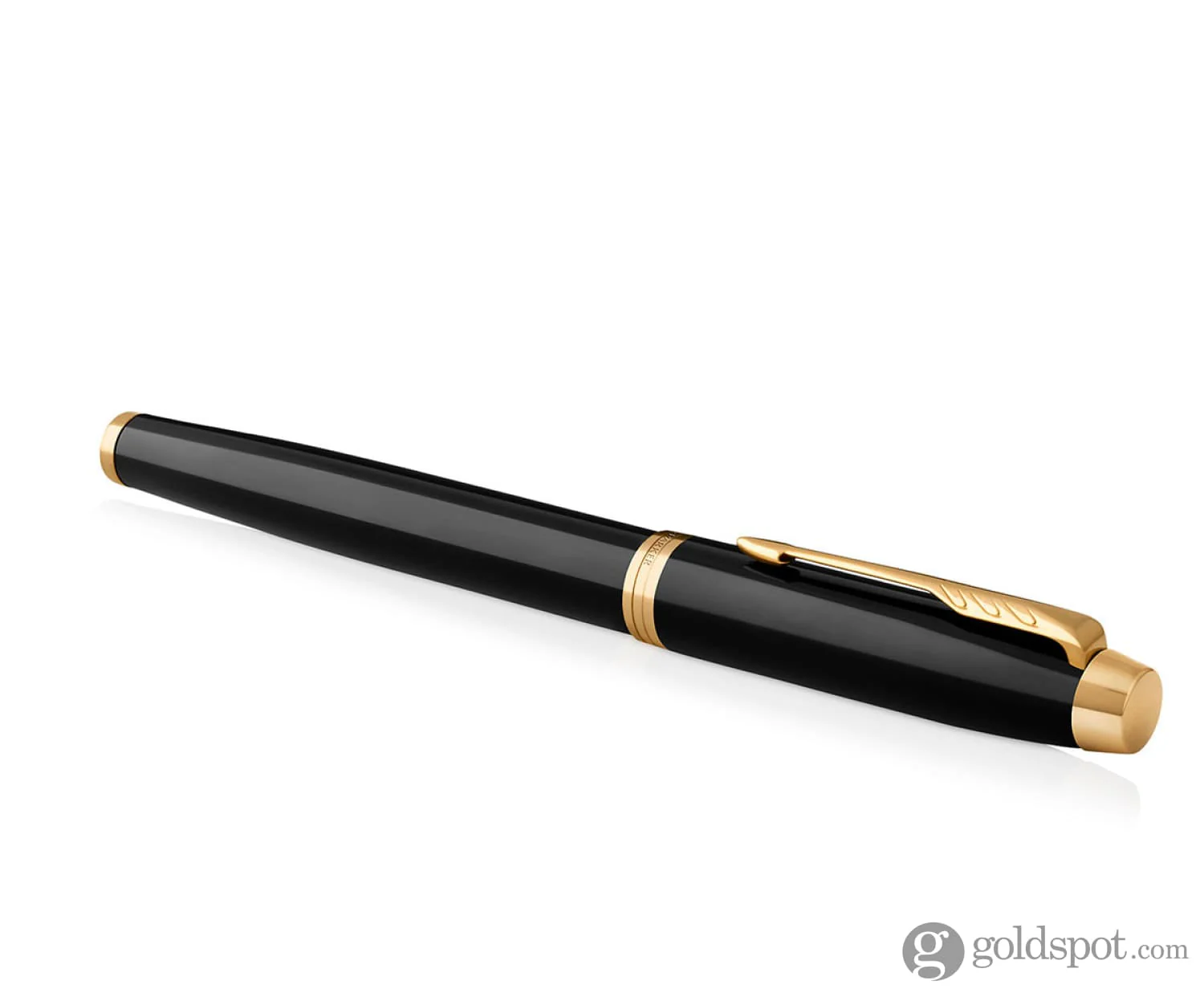 Parker IM Rollerball Pen in Black with Gold Trim - Image 3