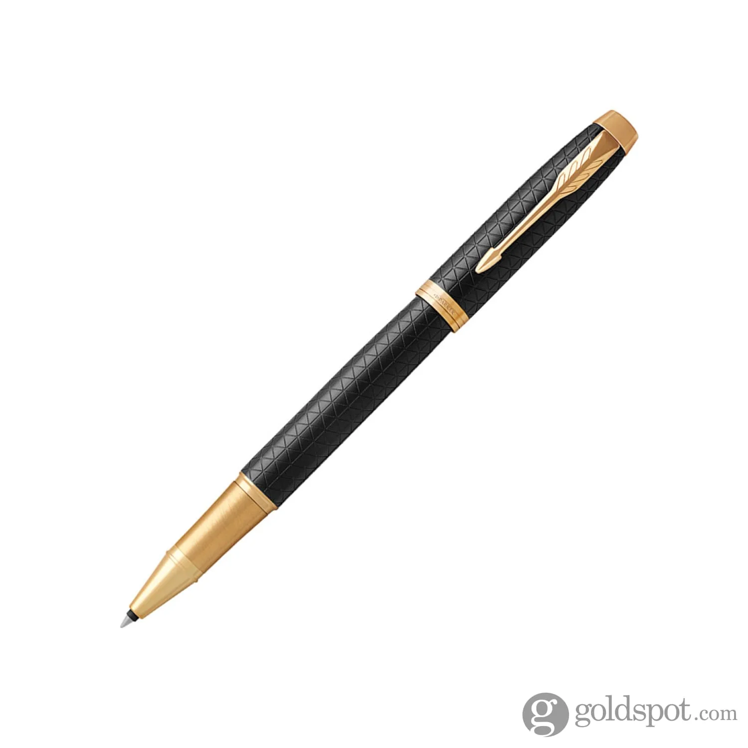 Parker IM Premium Rollerball Pen in Black with Gold Trim - Image 7