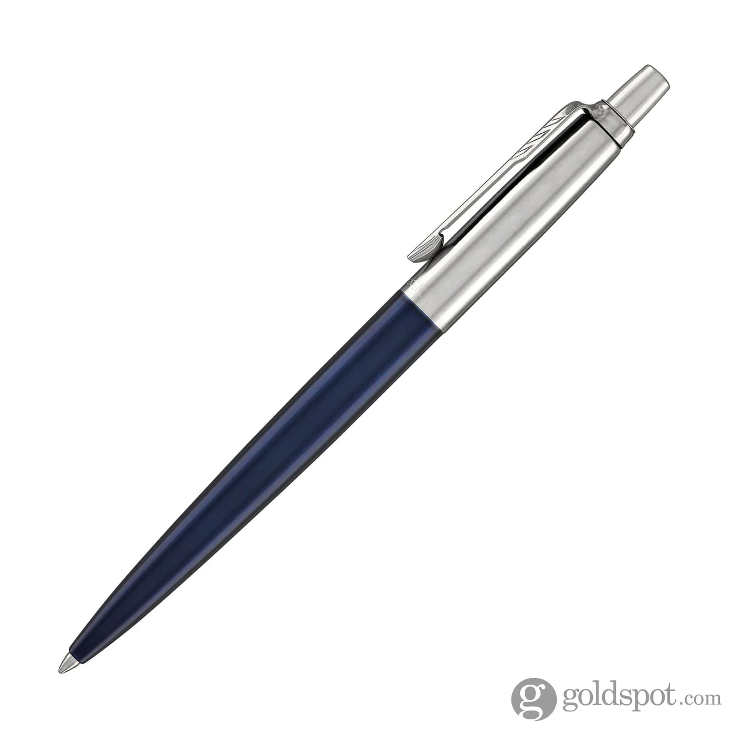 Parker Jotter Ballpoint Pen in Royal Blue Chrome Trim - Image 3