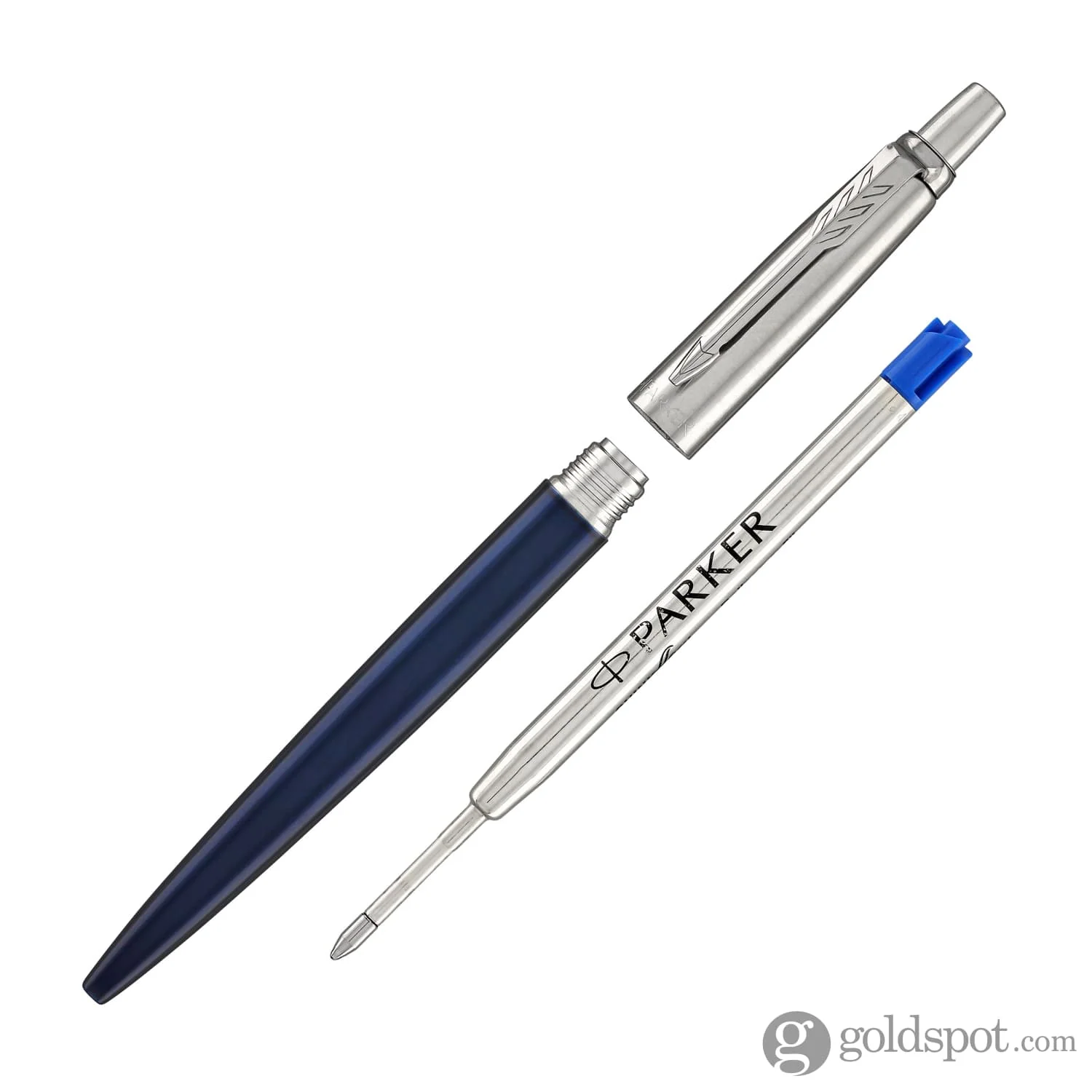 Parker Jotter Ballpoint Pen in Royal Blue Chrome Trim - Image 5