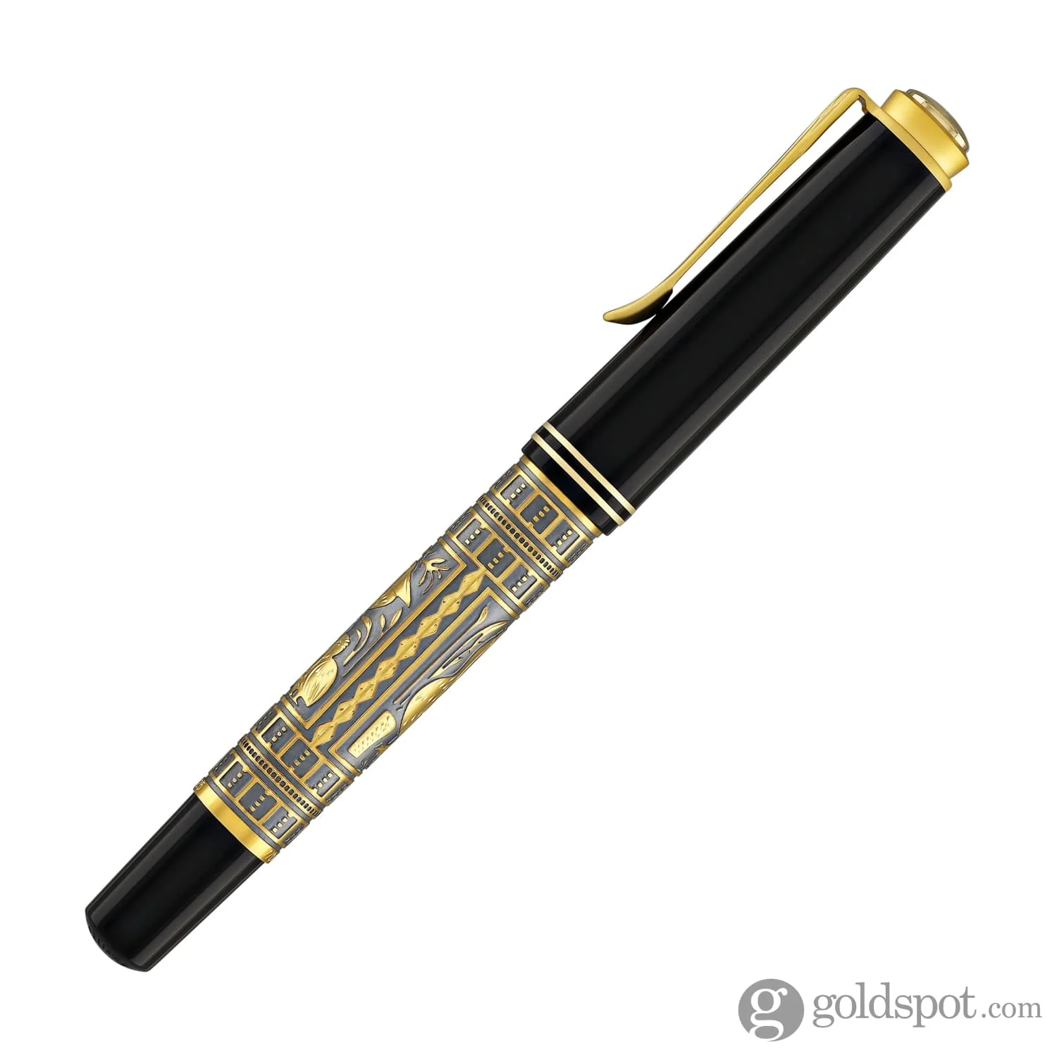 Pelikan Toledo M700 Fountain Pen in Black & Gold Special Edition - Fine Point - Image 5